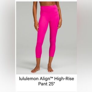 Lululemon Align 25”